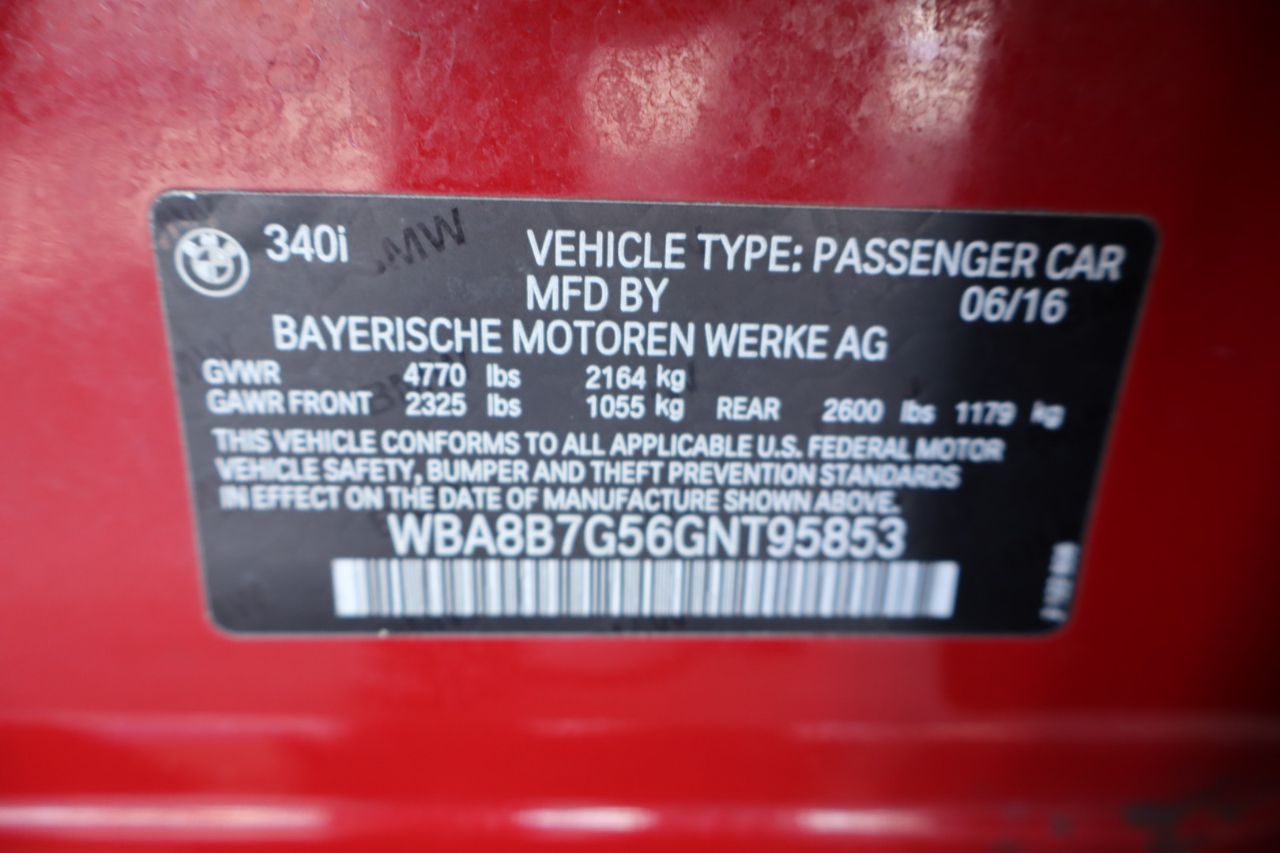 BMW 3 Series 4dr Sdn 340i xDrive AWD South Africa 2016