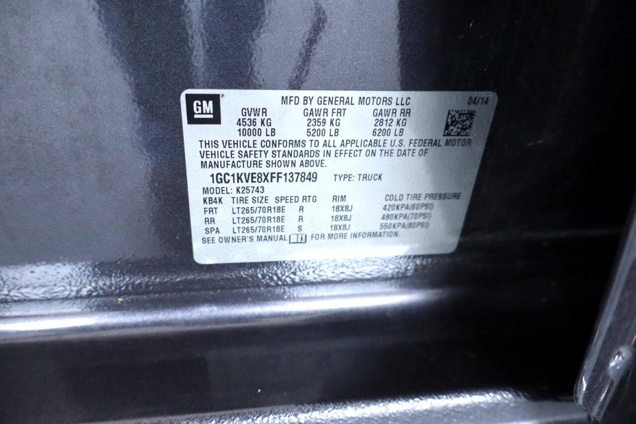 Chevrolet Silverado 2500HD 4WD Crew Cab 153.7" LT 2015