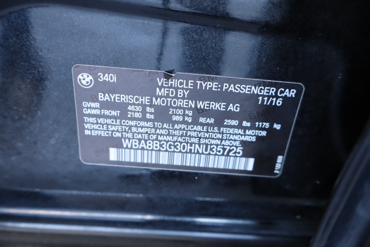 BMW 3 Series 340i Sedan South Africa 2017