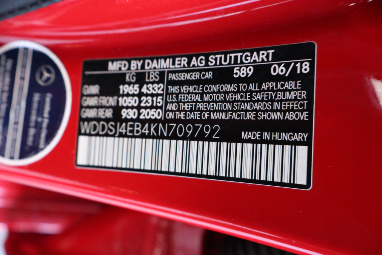 Mercedes-Benz CLA CLA 250 Coupe 2019