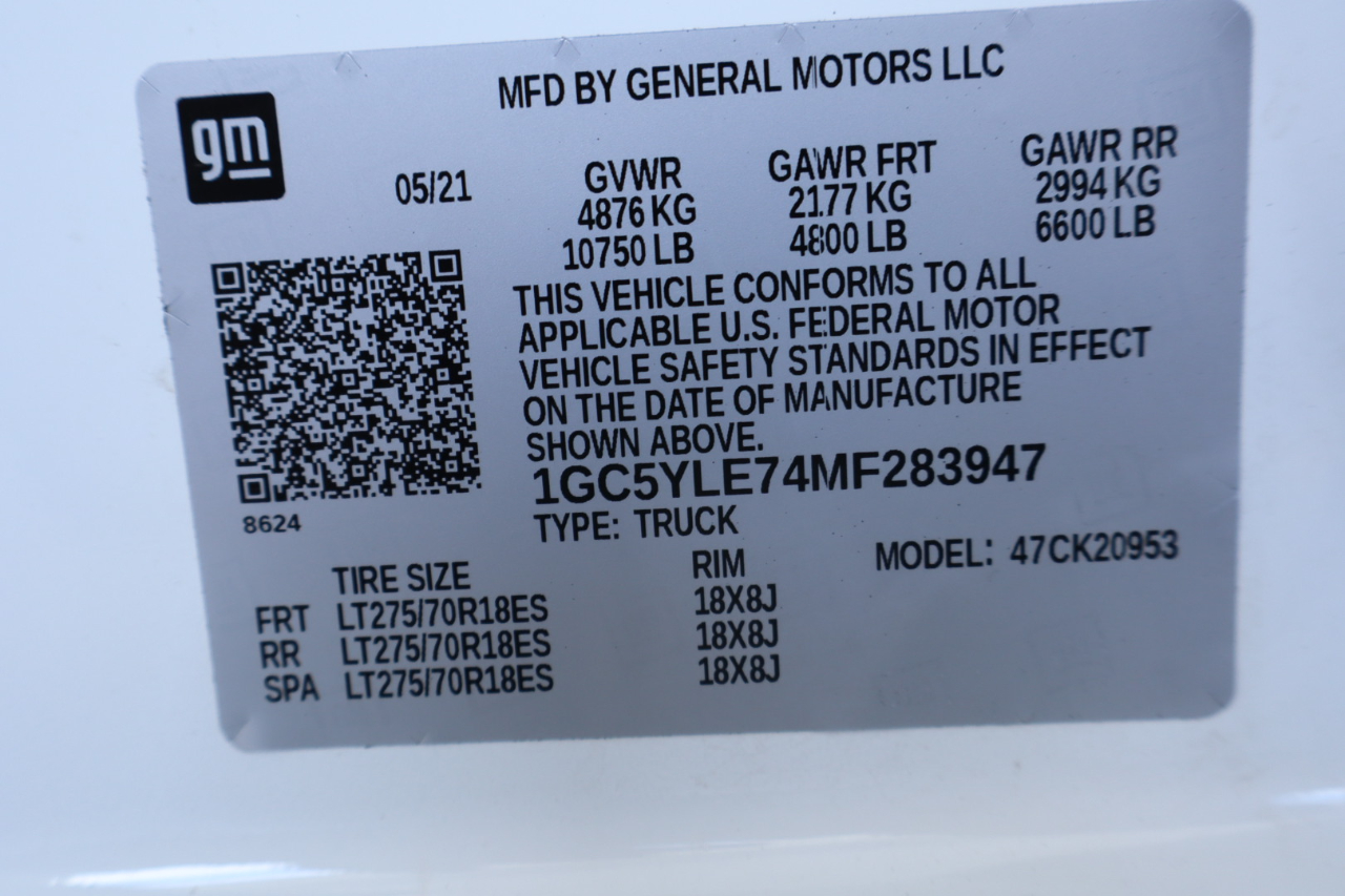 Chevrolet Silverado 2500HD 4WD Double Cab 162" Work Truck 2021