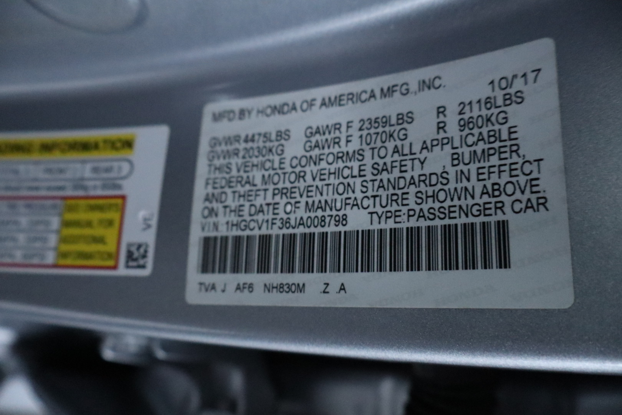 Honda Accord Sedan Sport 1.5T CVT 2018