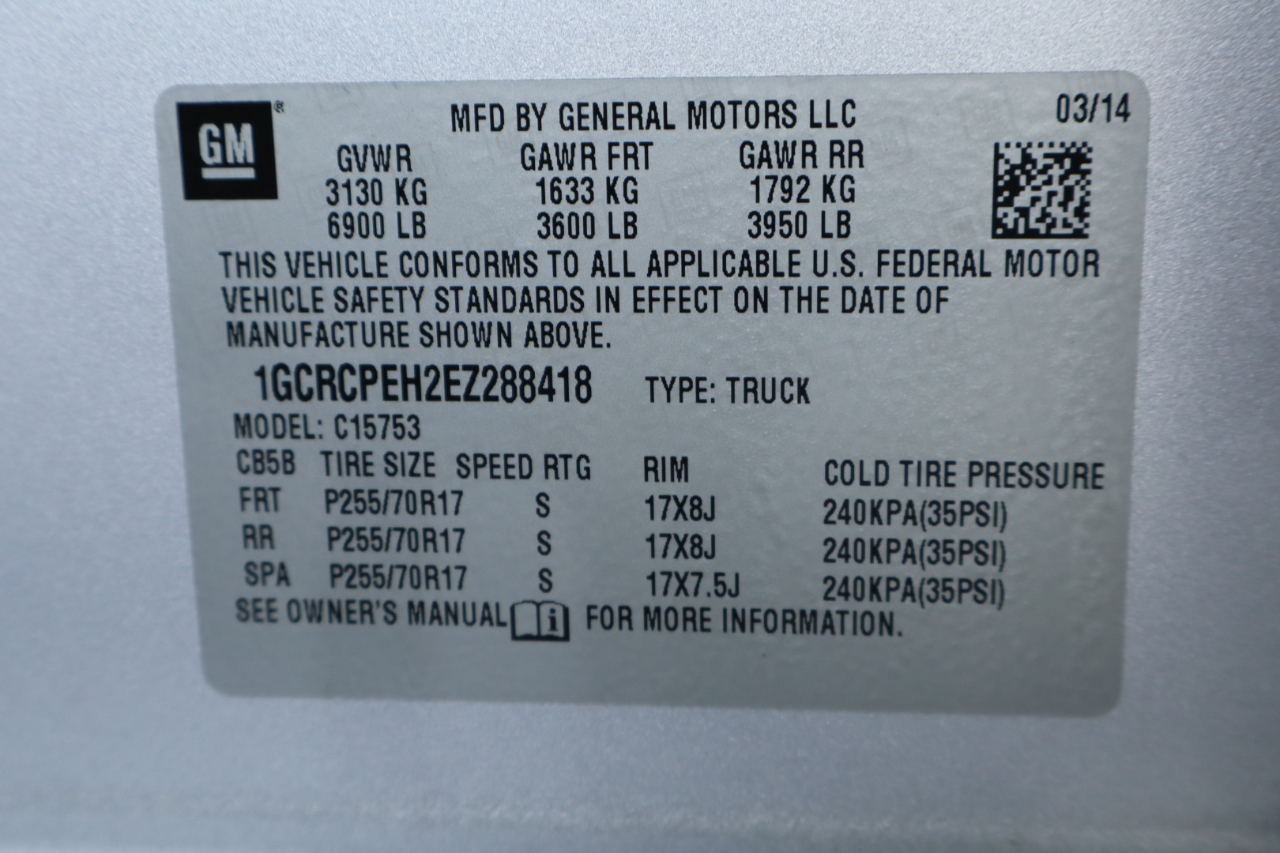 Chevrolet Silverado 1500 2WD Double Cab 143.5" Work Truck w/2WT 2014