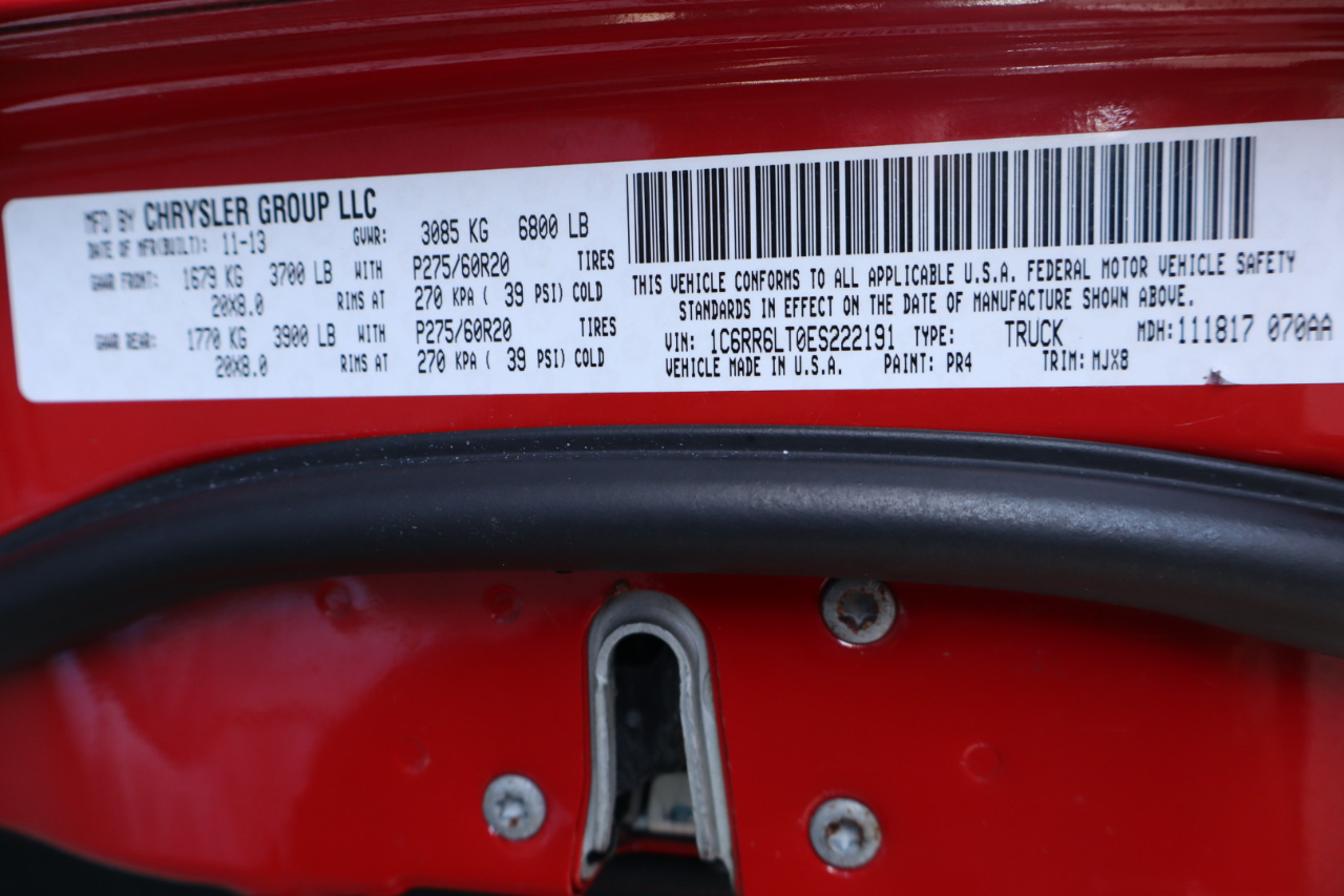 RAM 1500 2WD Crew Cab 140.5" Big Horn 2014