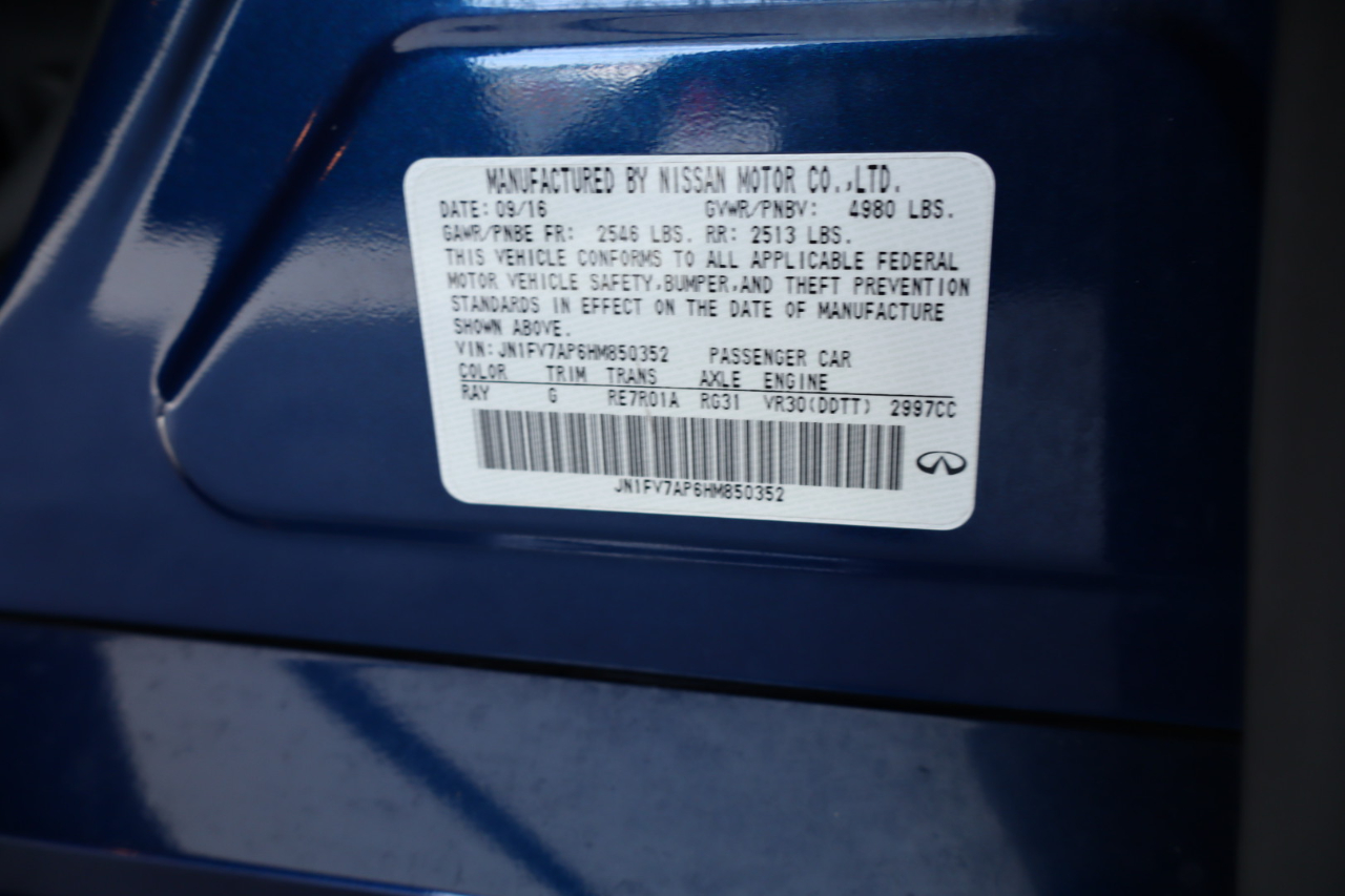 Infiniti Q50 RED SPORT 400 RWD 2017