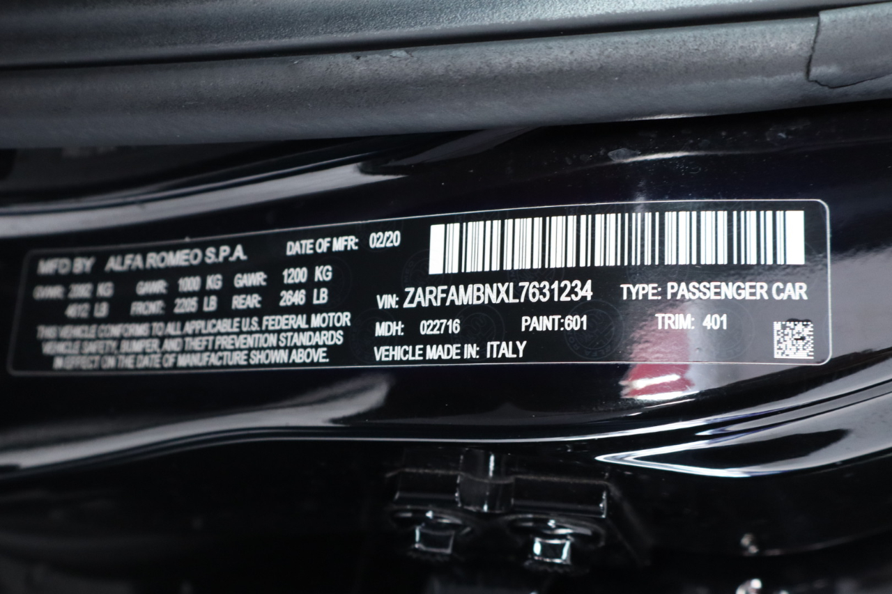 Alfa Romeo Giulia Ti Sport RWD 2020