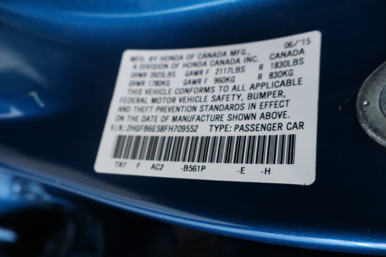 Honda Civic Sedan 4dr Man Si 2015