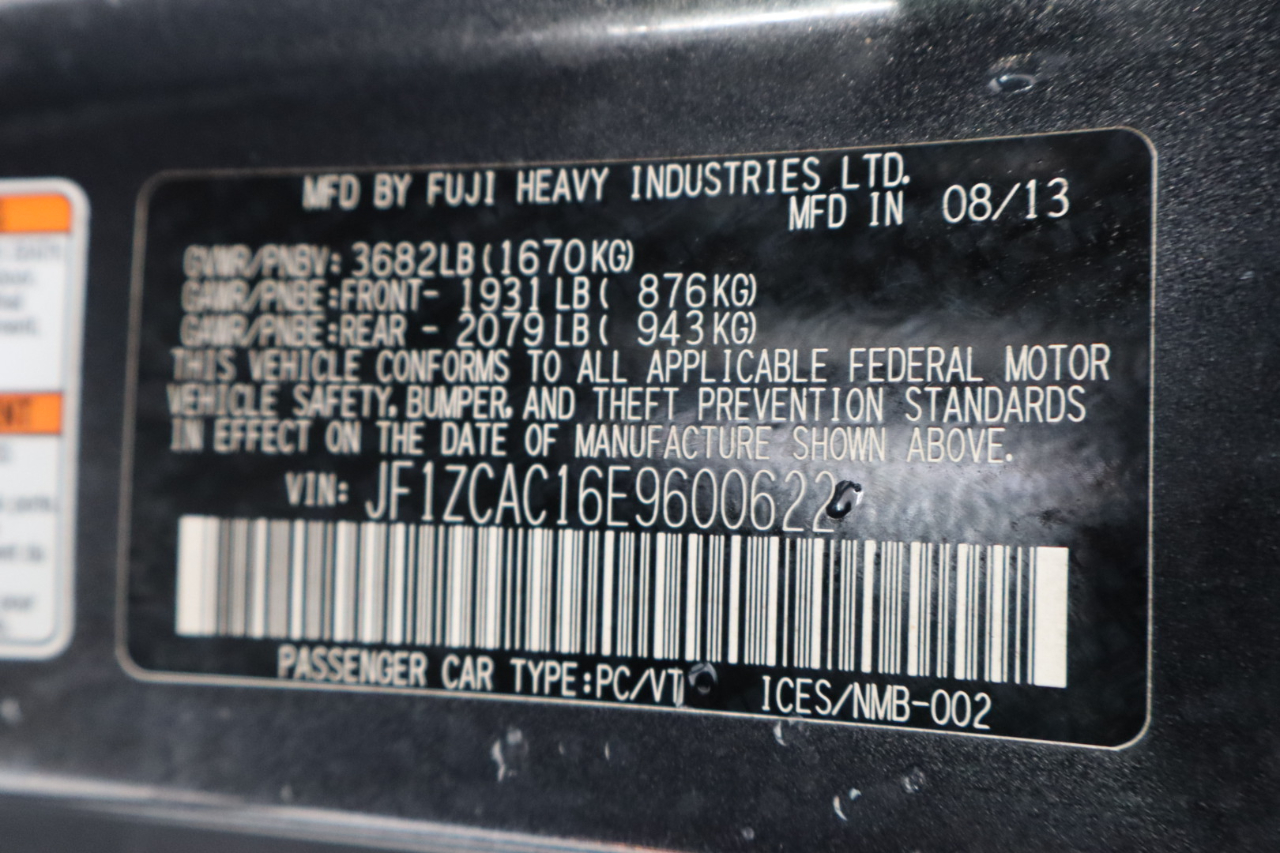 Subaru BRZ 2dr Cpe Man Limited 2014