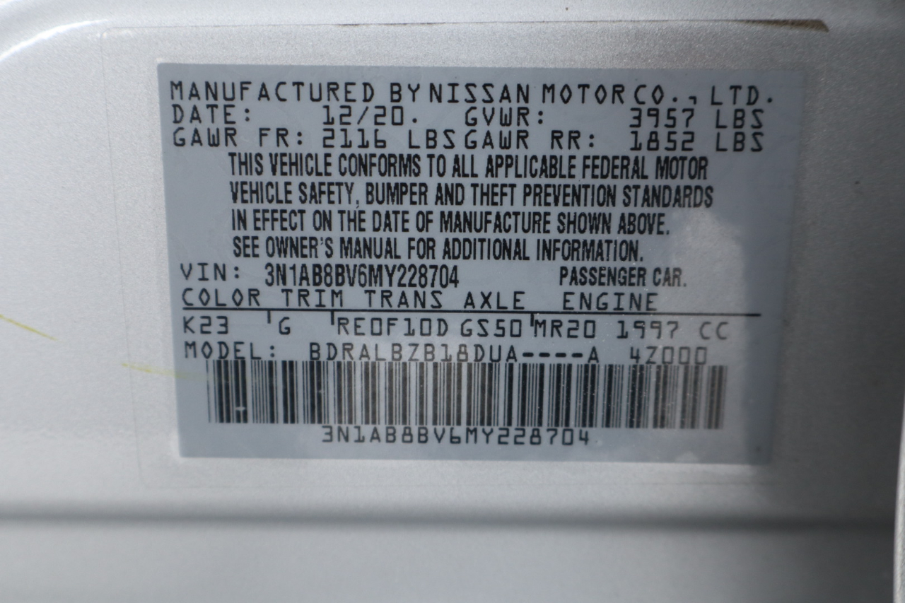 Nissan Sentra S CVT 2021