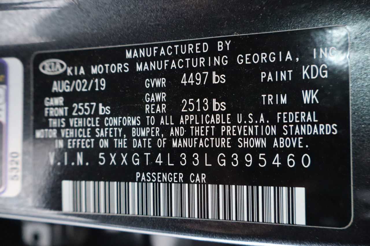 Kia Optima S Auto 2020