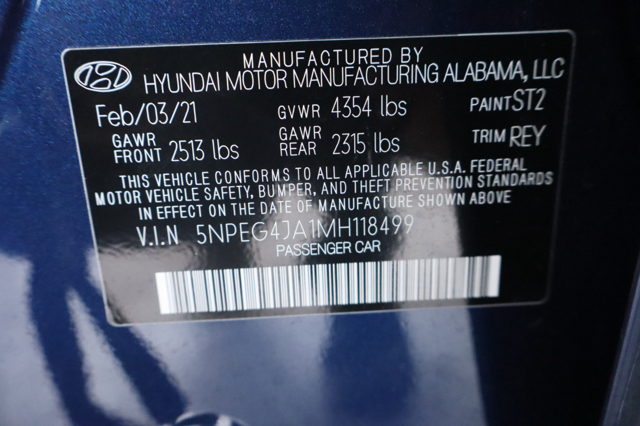 Hyundai Sonata SE 2.5L 2021