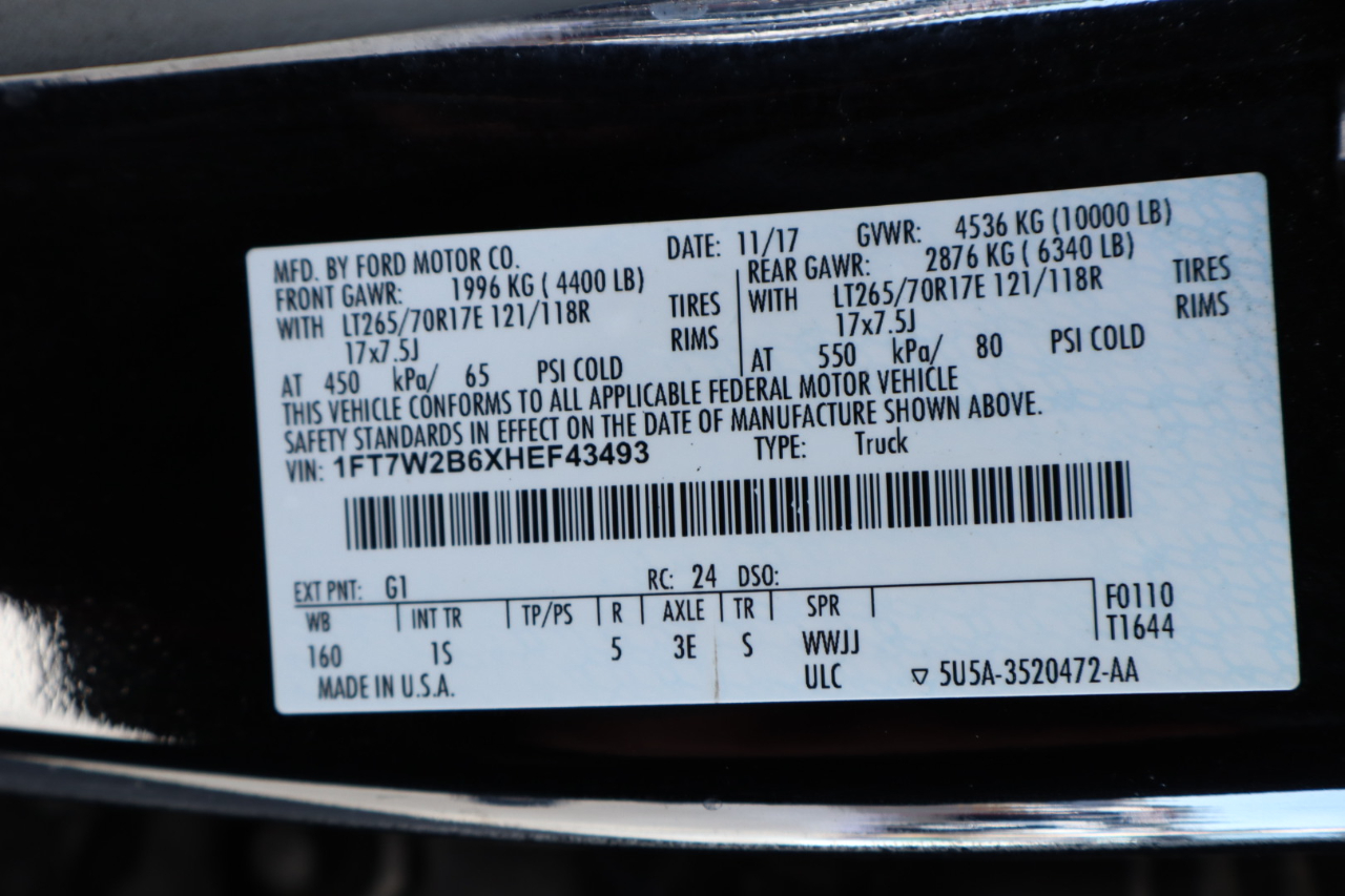 Ford Super Duty F-250 SRW 4WD SuperCab 158" XL 2017