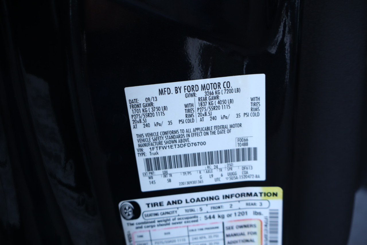 Ford F-150 4WD SuperCrew 150" FX4 2013