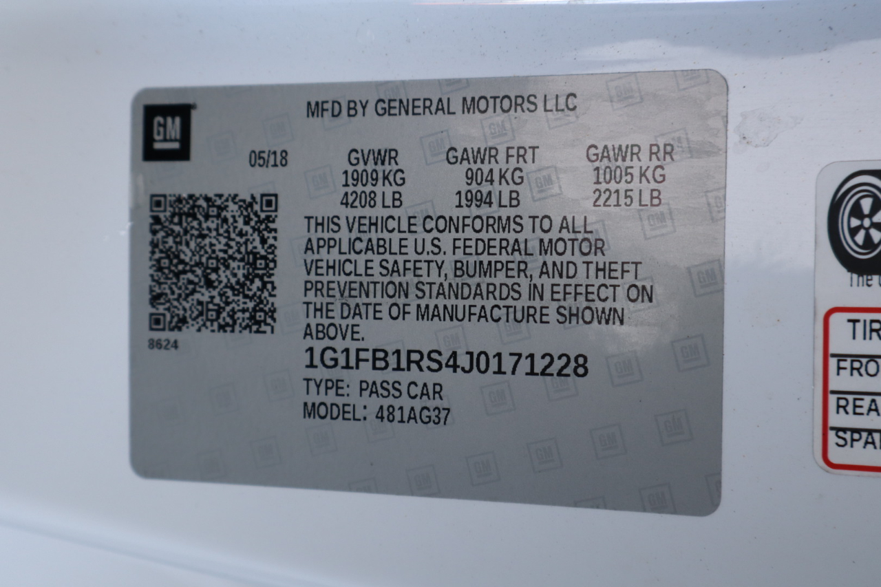 Chevrolet Camaro 2dr Cpe 1LT 2018