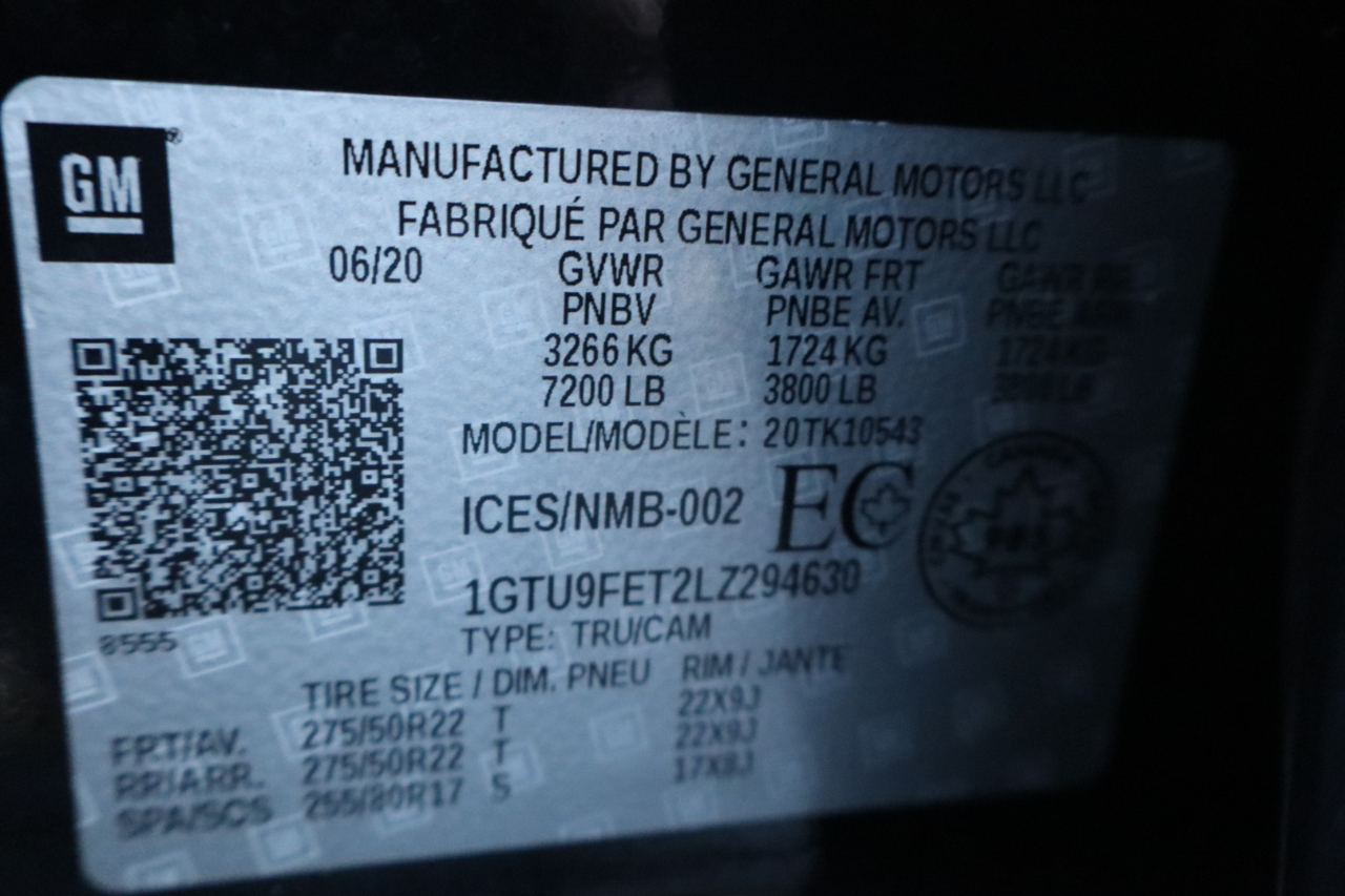 GMC Sierra 1500 4WD Crew Cab 147" Denali 2020