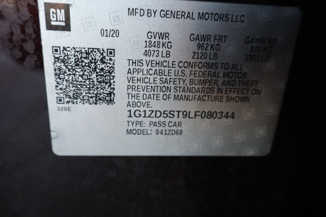 Chevrolet Malibu 4dr Sdn LT 2020