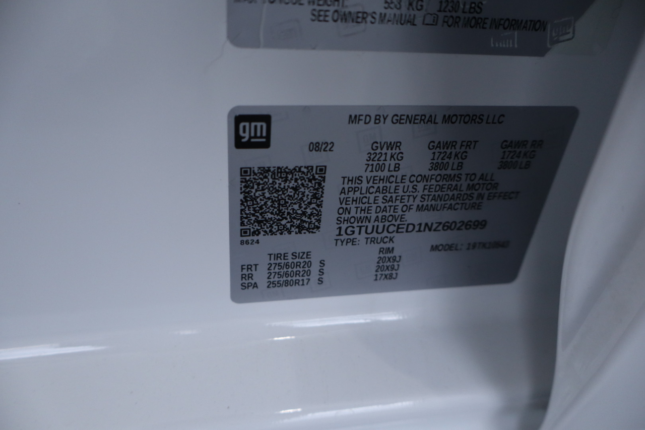 GMC Sierra 1500 4WD Crew Cab 147" Elevation w/3SB 2022