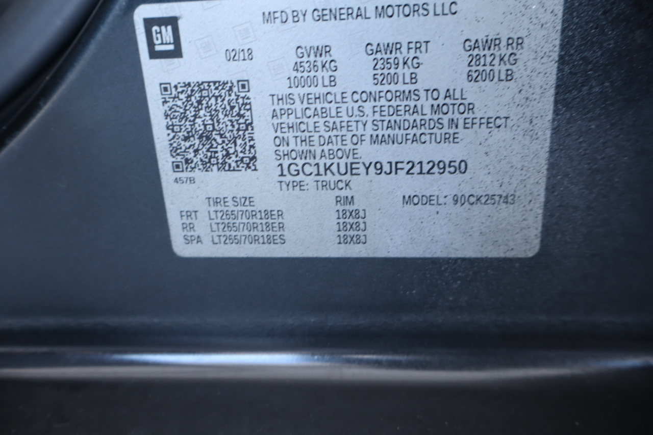 Chevrolet Silverado 2500HD 4WD Crew Cab 153.7" Work Truck 2018