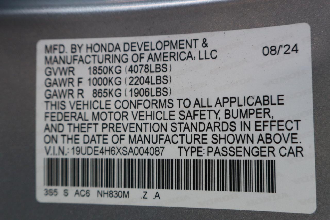 Acura Integra CVT w/A-Spec Technology Package 2025