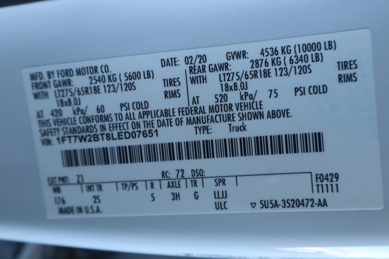 Ford Super Duty F-250 SRW 4WD SuperCab 158" XLT 2020