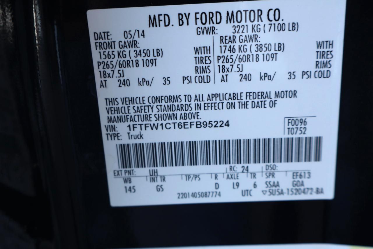 Ford F-150 2WD SuperCrew 145" Lariat 2014