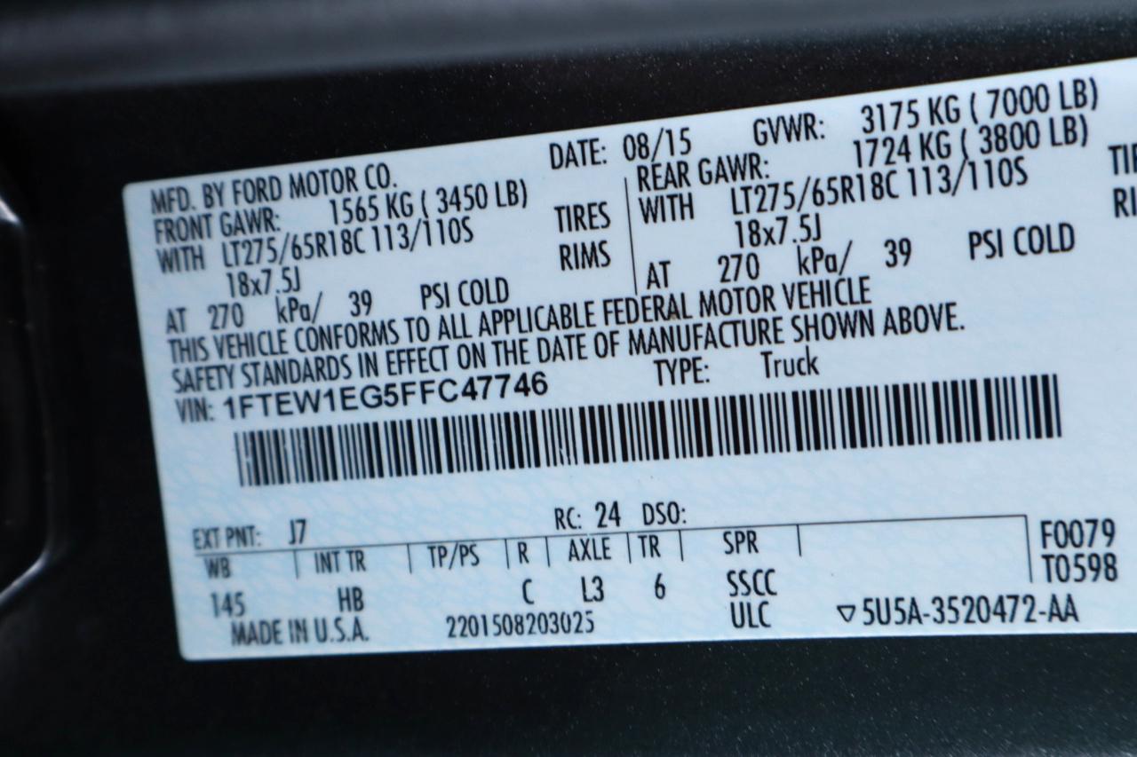 Ford F-150 4WD SuperCrew 139" Lariat 2015