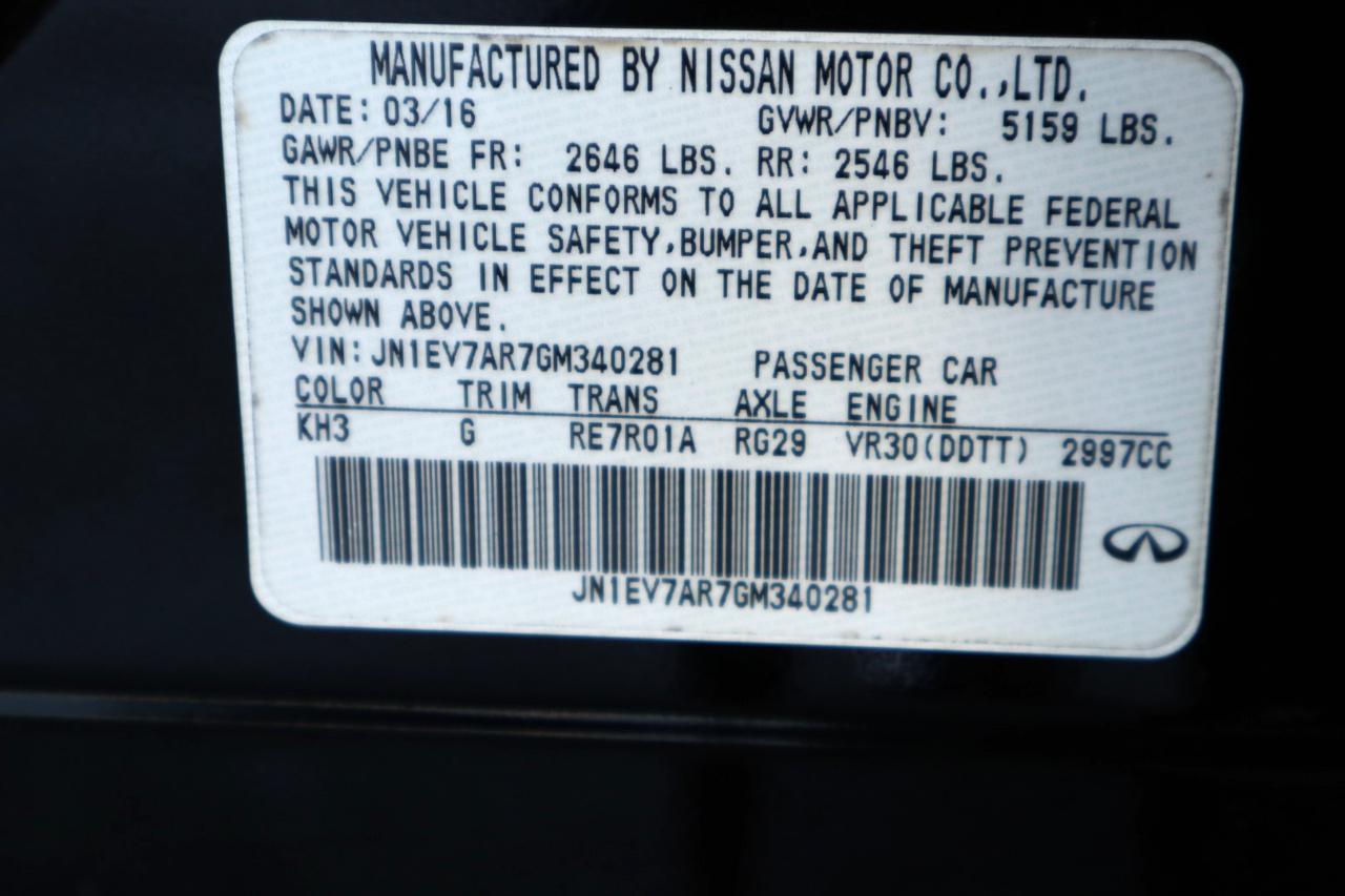 Infiniti Q50 4dr Sdn 3.0t Premium AWD 2016