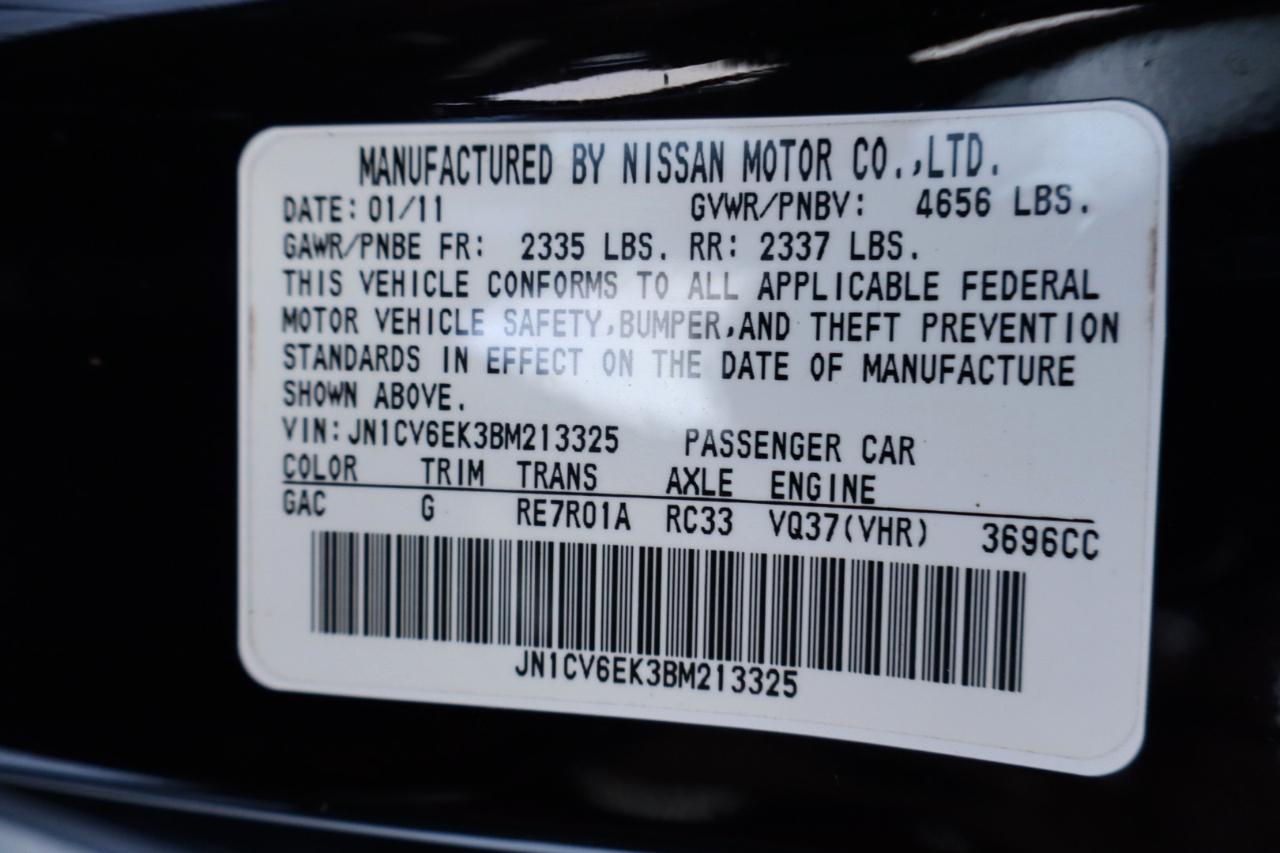 Infiniti G37 Coupe 2dr IPL RWD 2011