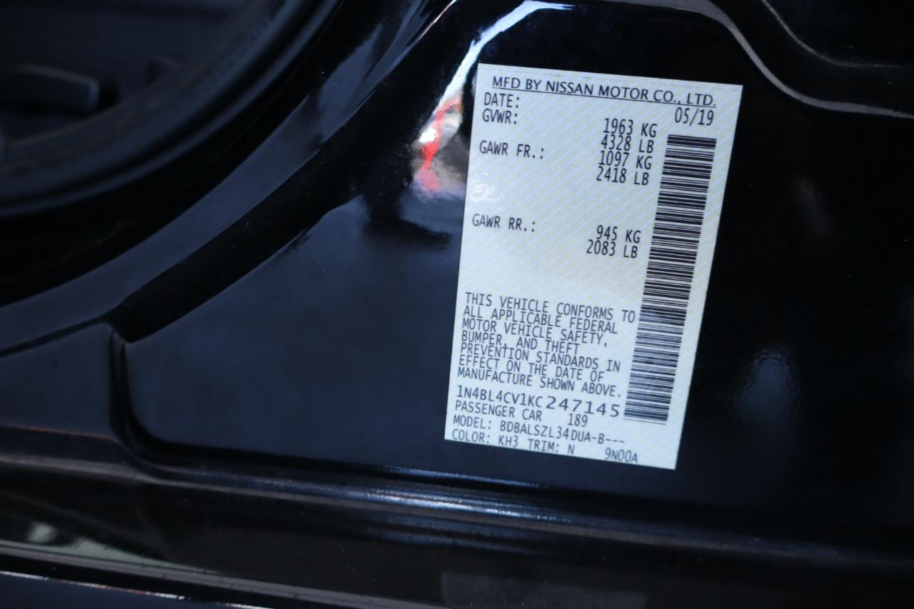 Nissan Altima 2.5 SR Sedan 2019