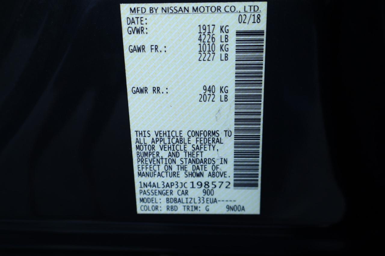 Nissan Altima 2.5 SV Sedan 2018