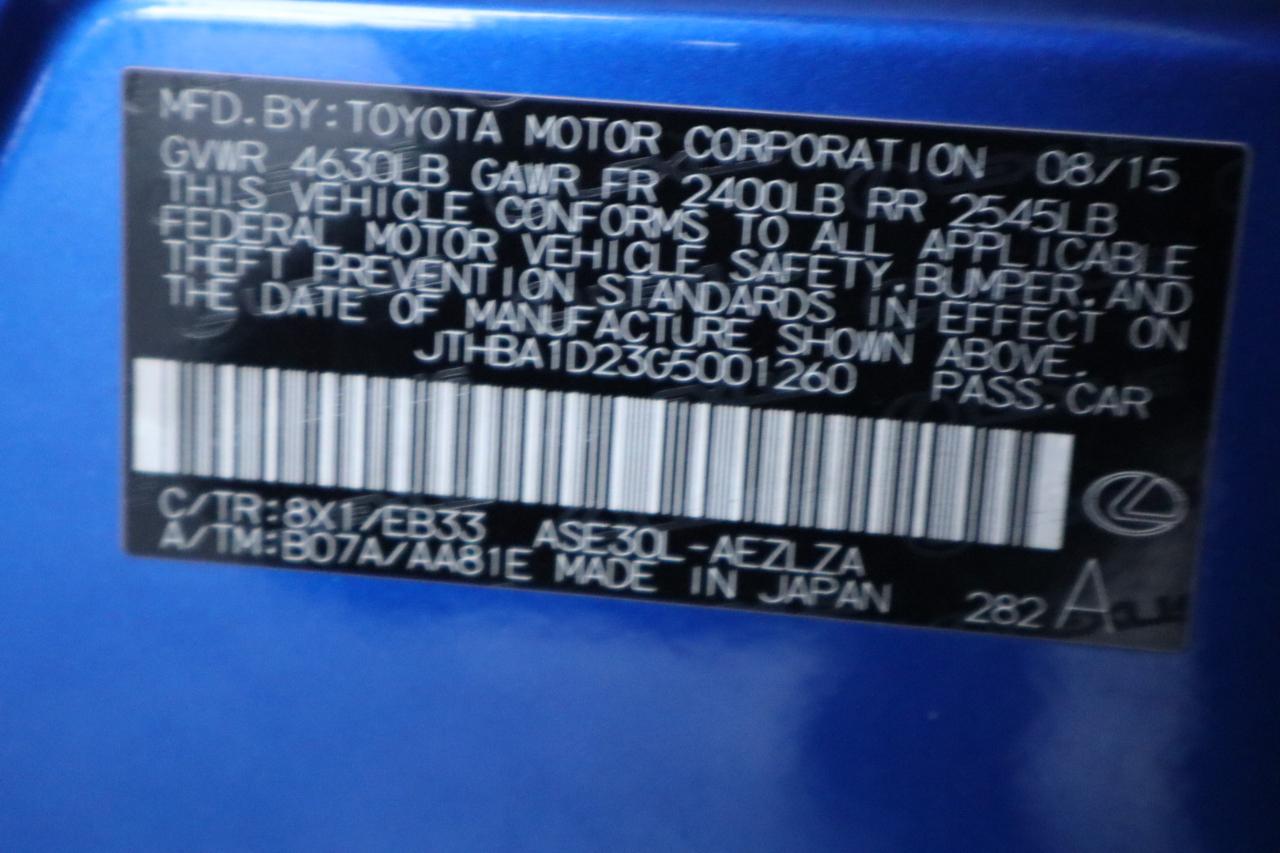 Lexus IS 200t 4dr Sdn 2016