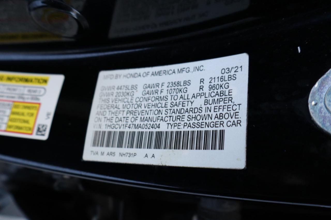 Honda Accord Sedan Sport SE 1.5T CVT 2021