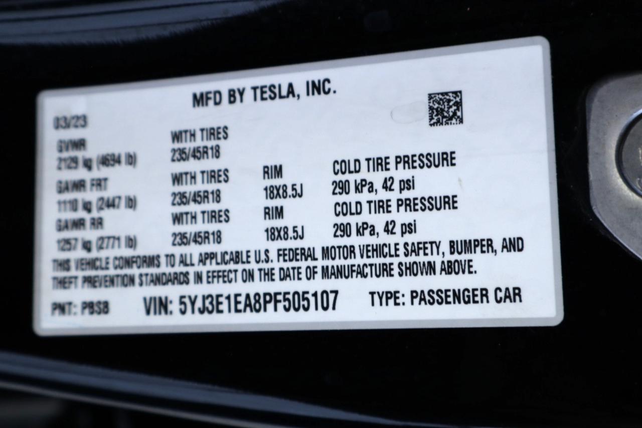 Tesla Model 3 RWD 2023