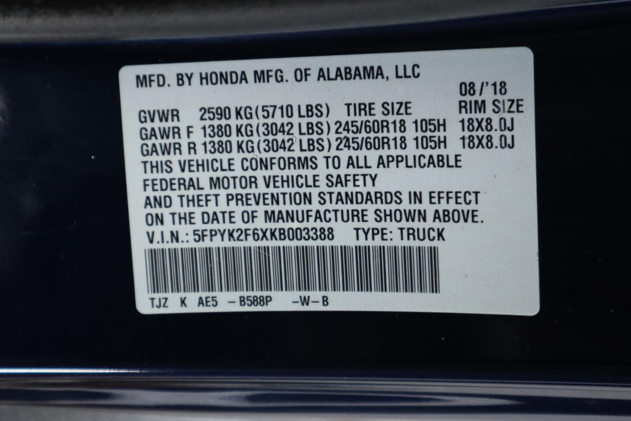 Honda Ridgeline RTL-T 2WD 2019