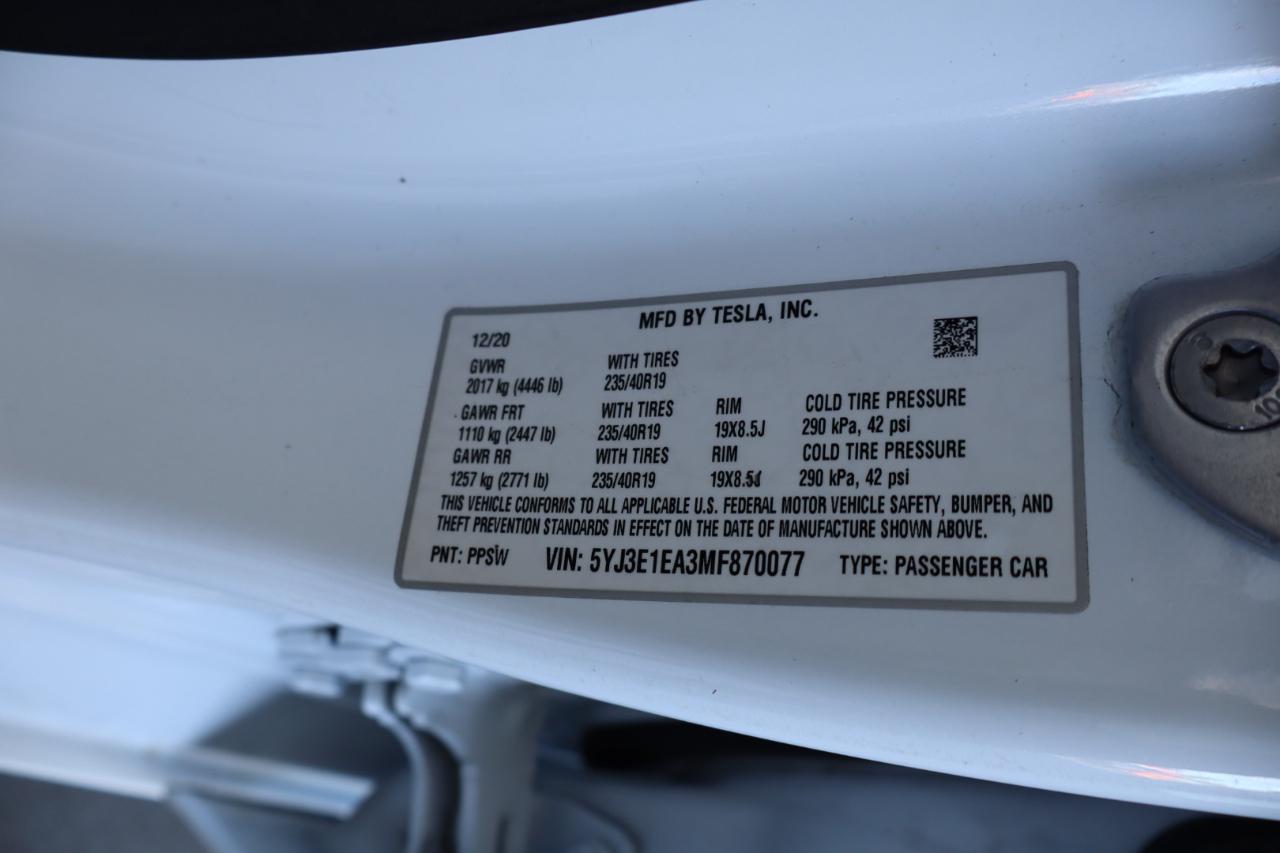 Tesla Model 3 Standard Range Plus RWD 2021