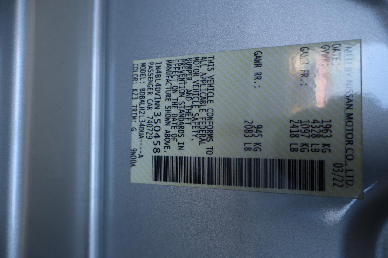 Nissan Altima 2.5 SV Sedan 2022