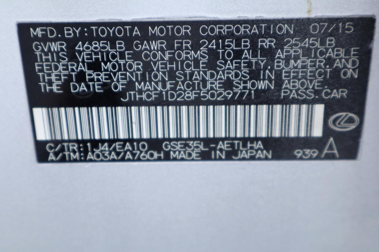 Lexus IS 250 4dr Sport Sdn AWD 2015