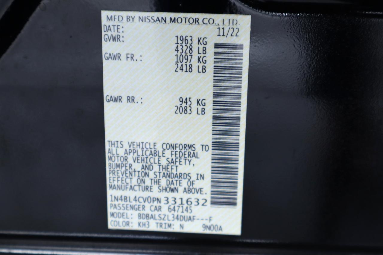 Nissan Altima 2.5 SR Sedan 2023