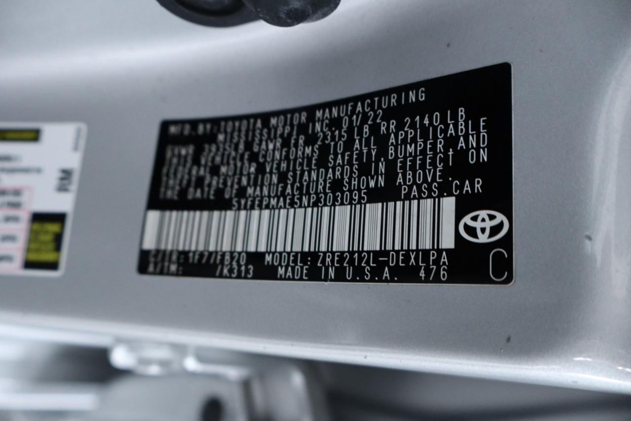 Toyota Corolla LE CVT (Natl) 2022