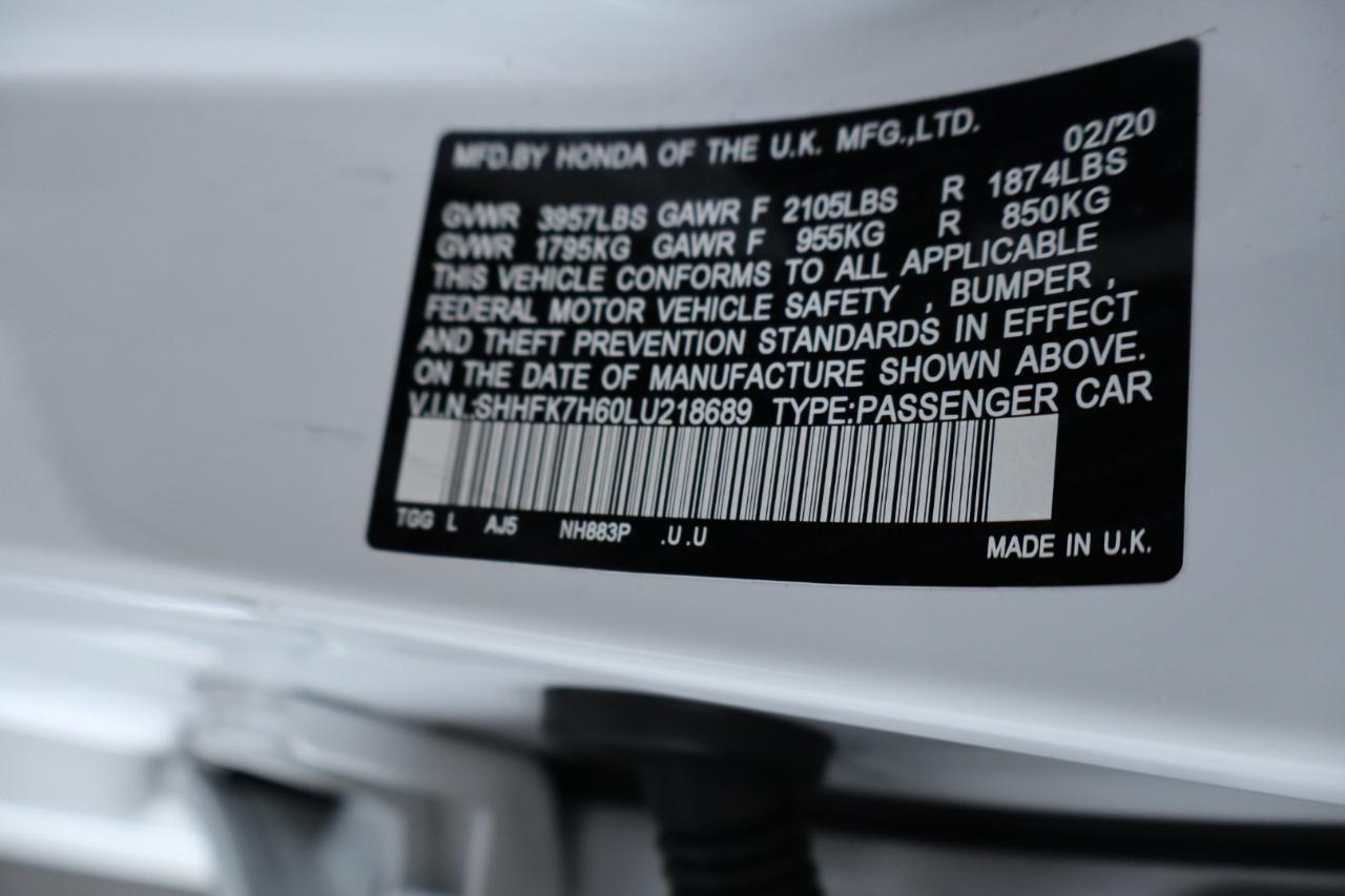 Honda Civic Hatchback EX CVT 2020