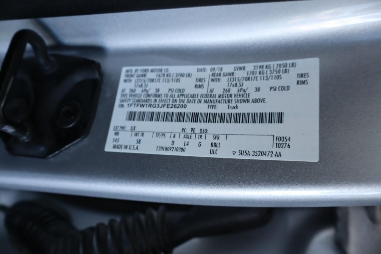 Ford F-150 Raptor 4WD SuperCrew 5.5' Box 2018