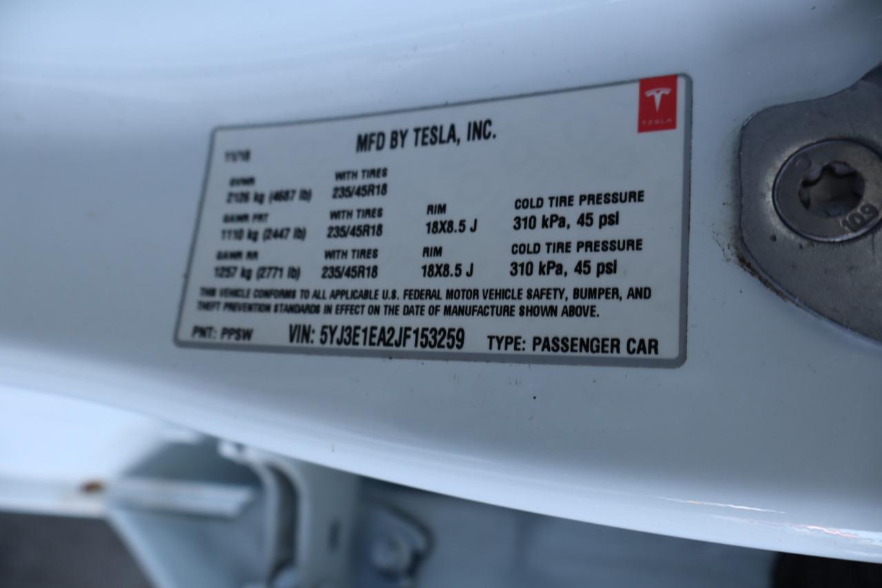 Tesla Model 3 Mid Range Battery RWD 2018