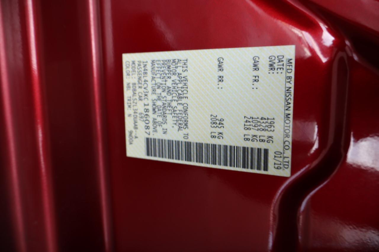 Nissan Altima 2.5 SR Sedan 2019