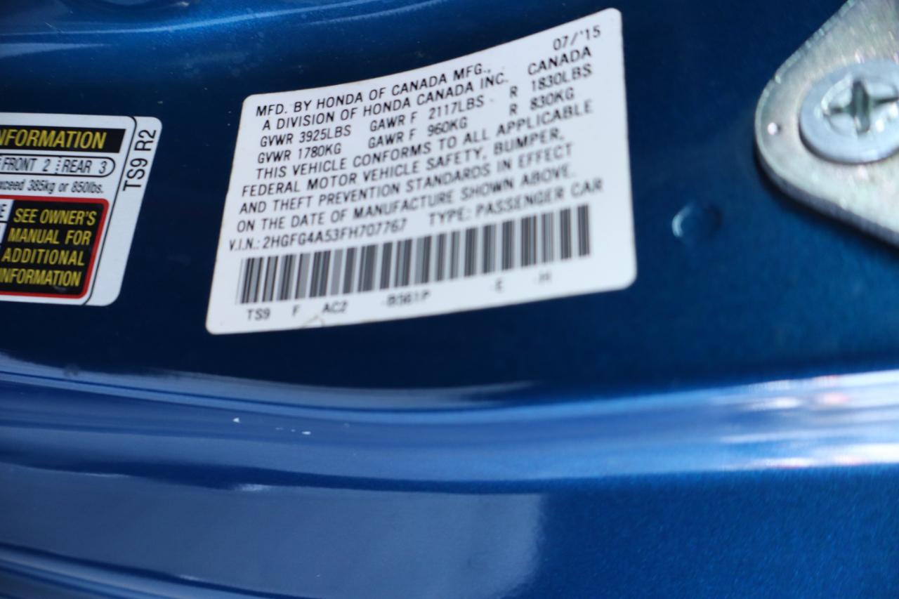 Honda Civic Coupe 2dr Man Si 2015