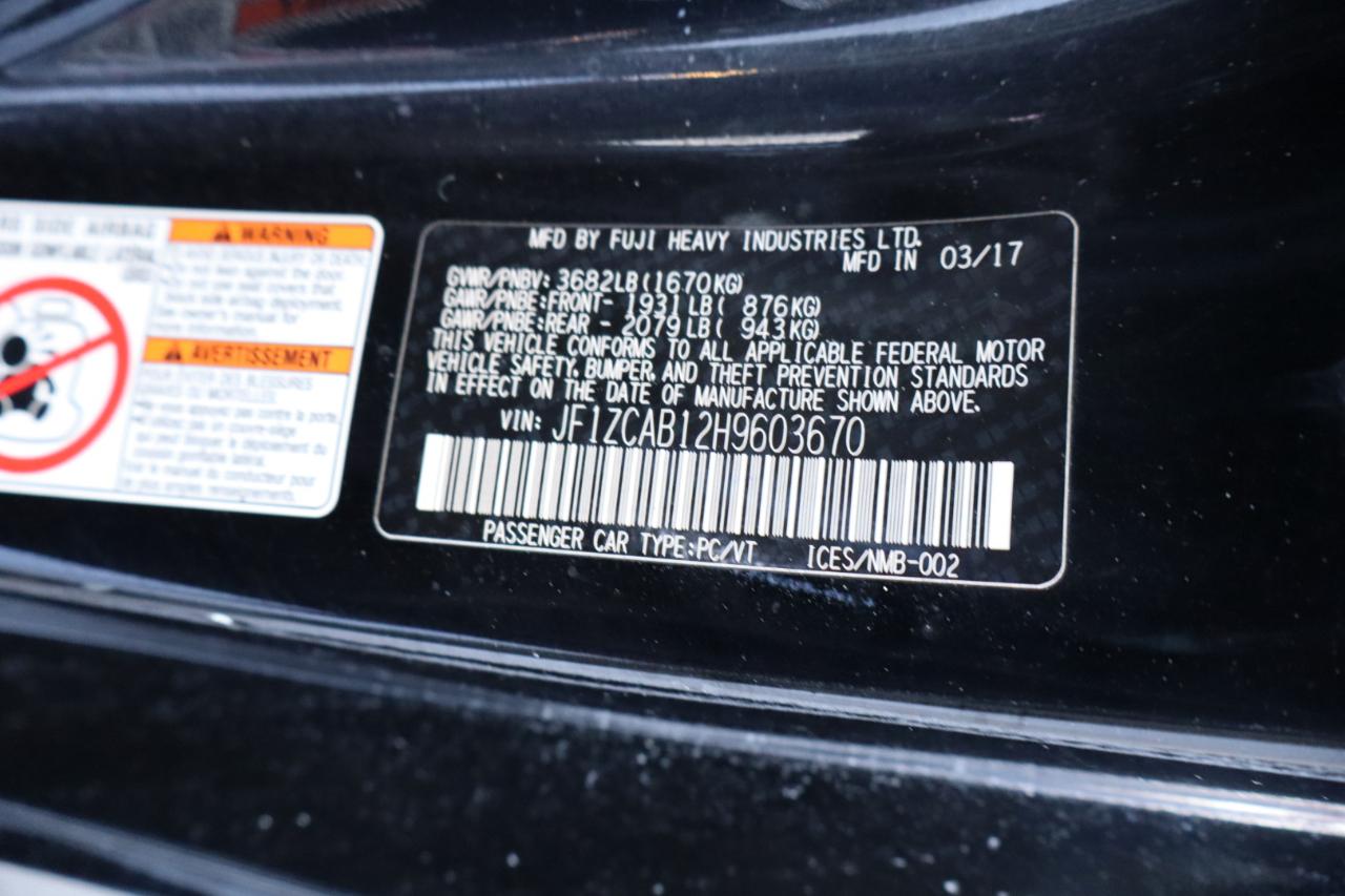 Subaru BRZ Premium Manual 2017