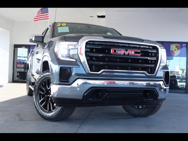 Gray 2020 GMC Sierra 1500 Crew Cab 4WD Pickup Truck Four-Wheel Drive Automatic