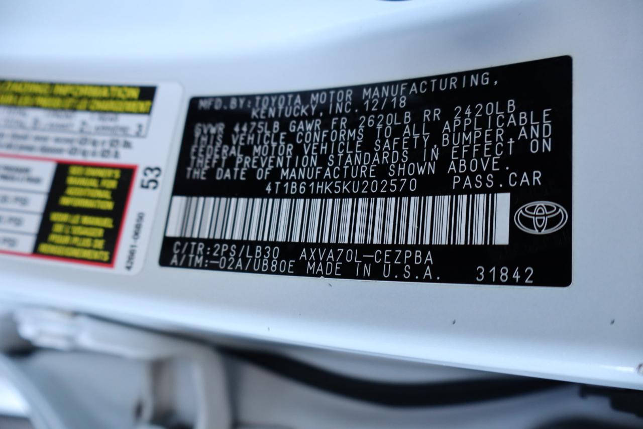 Toyota Camry XSE Auto (Natl) 2019