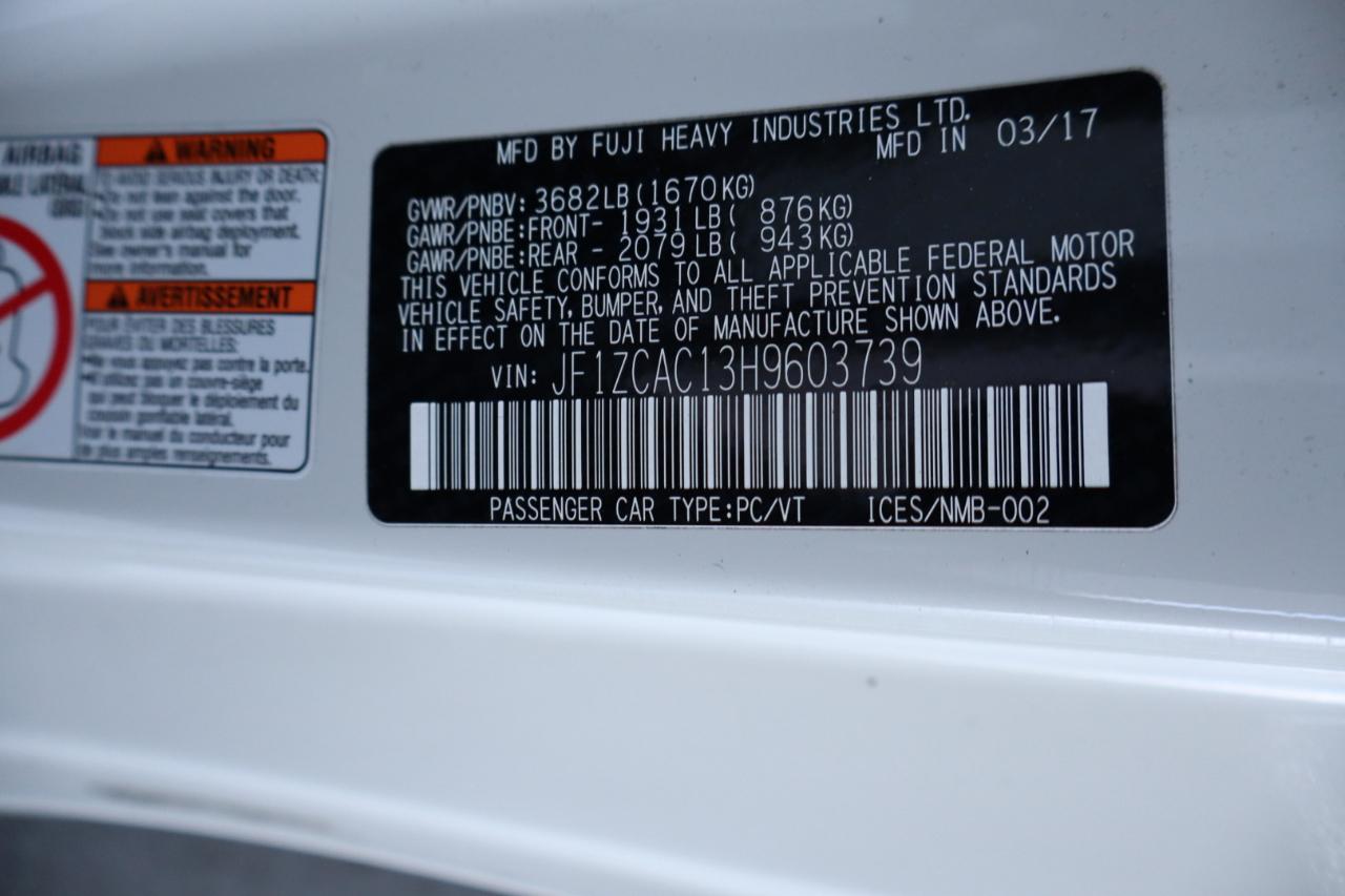 Subaru BRZ Limited Manual 2017