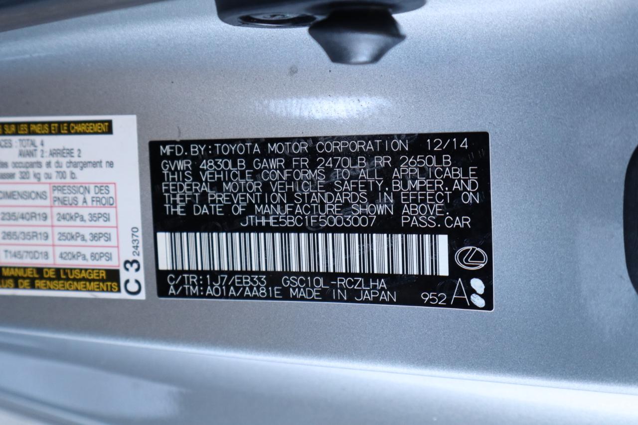 Lexus RC 350 2dr Cpe RWD 2015