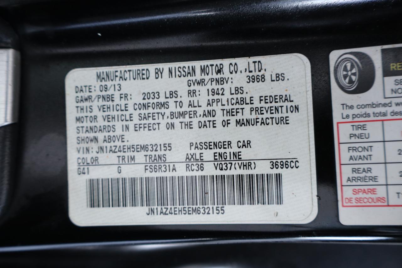 Nissan 370Z 2dr Cpe Manual 2014